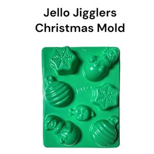 NWT Jello Jigglers Christmas Holidays Mold Red or Green